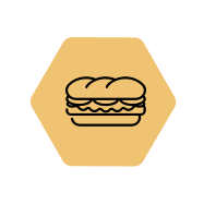 sandwich hexagon